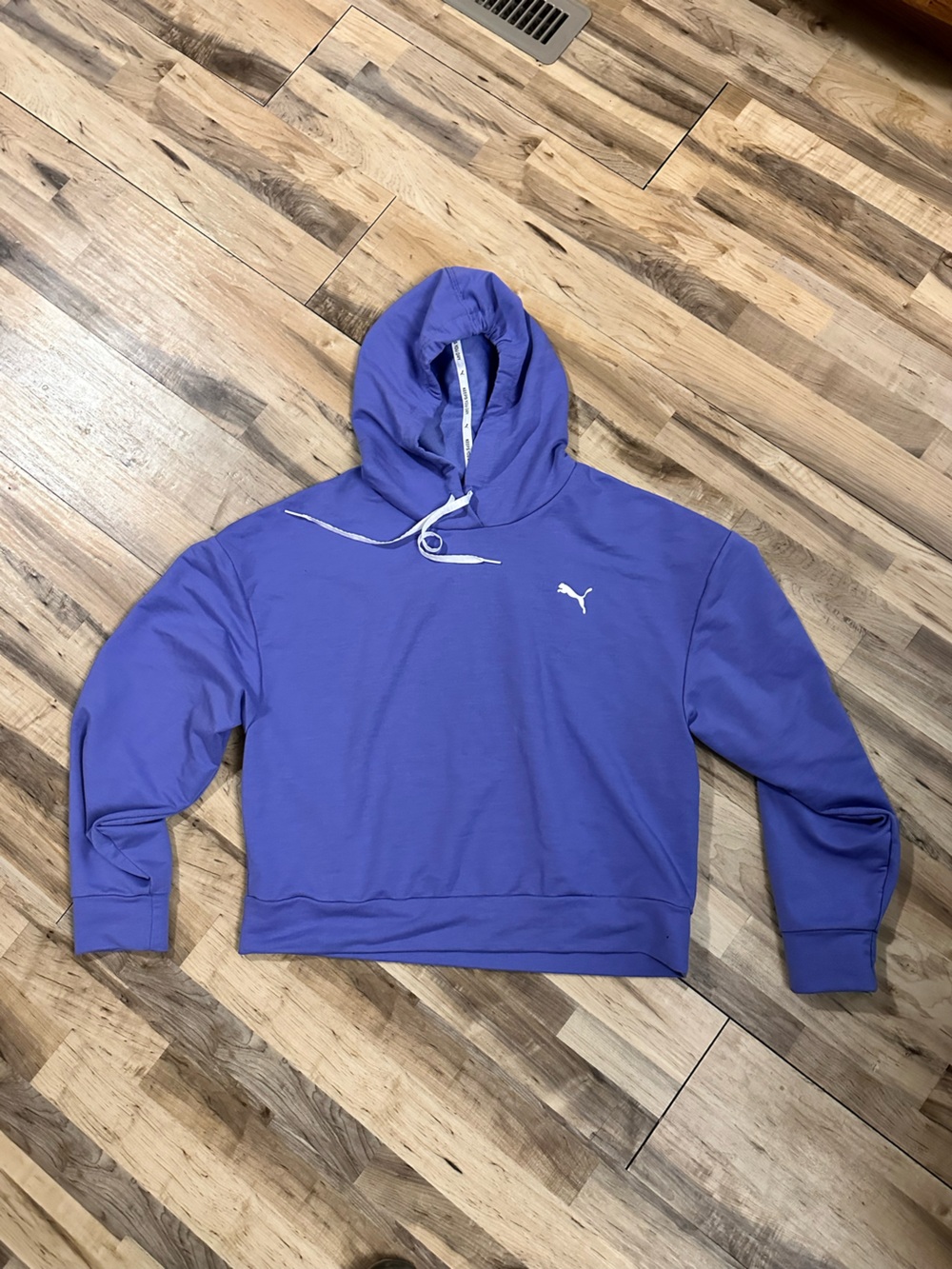 Puma womens Purple Pullover Hoodie